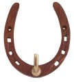 Horse Fare Wood/Brass  Large Horse Shoe